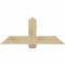 Ekena Millwork Eugene Rough Sawn Timber Gable Bracket, Douglas Fir, 48"W x 20"H x 2"D x 6"F, 10/12 Pitch GBW048X20X0206EUG00RDF - alternate 1
